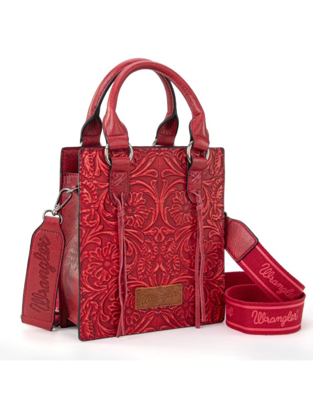 Stylish Embossed Crossbody Purse for Women | Fringe Handbag & Western Mini Tote